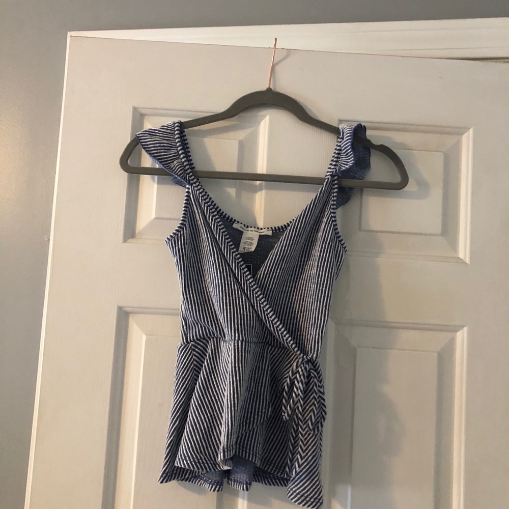Peplum tank top